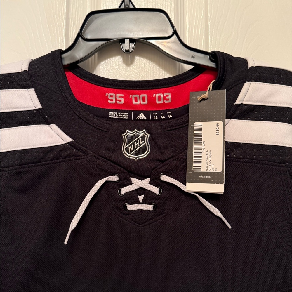 Adidas Hughes NJ Devils Jersey - Picture 8 of 12